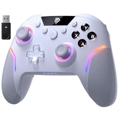 X20 Wireless Gaming Controller with RGB Backlit, 2-Stage Hall Effect Stick,