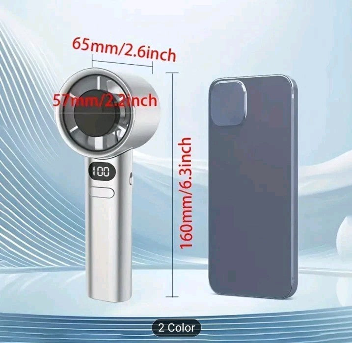 120 Speed Powerful Infinitely Variable Handheld Fan
