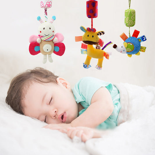 Baby Stroller Toy 6pcs 0-6 Mouth With Hanging Teether Toys For Boy Girl Gift