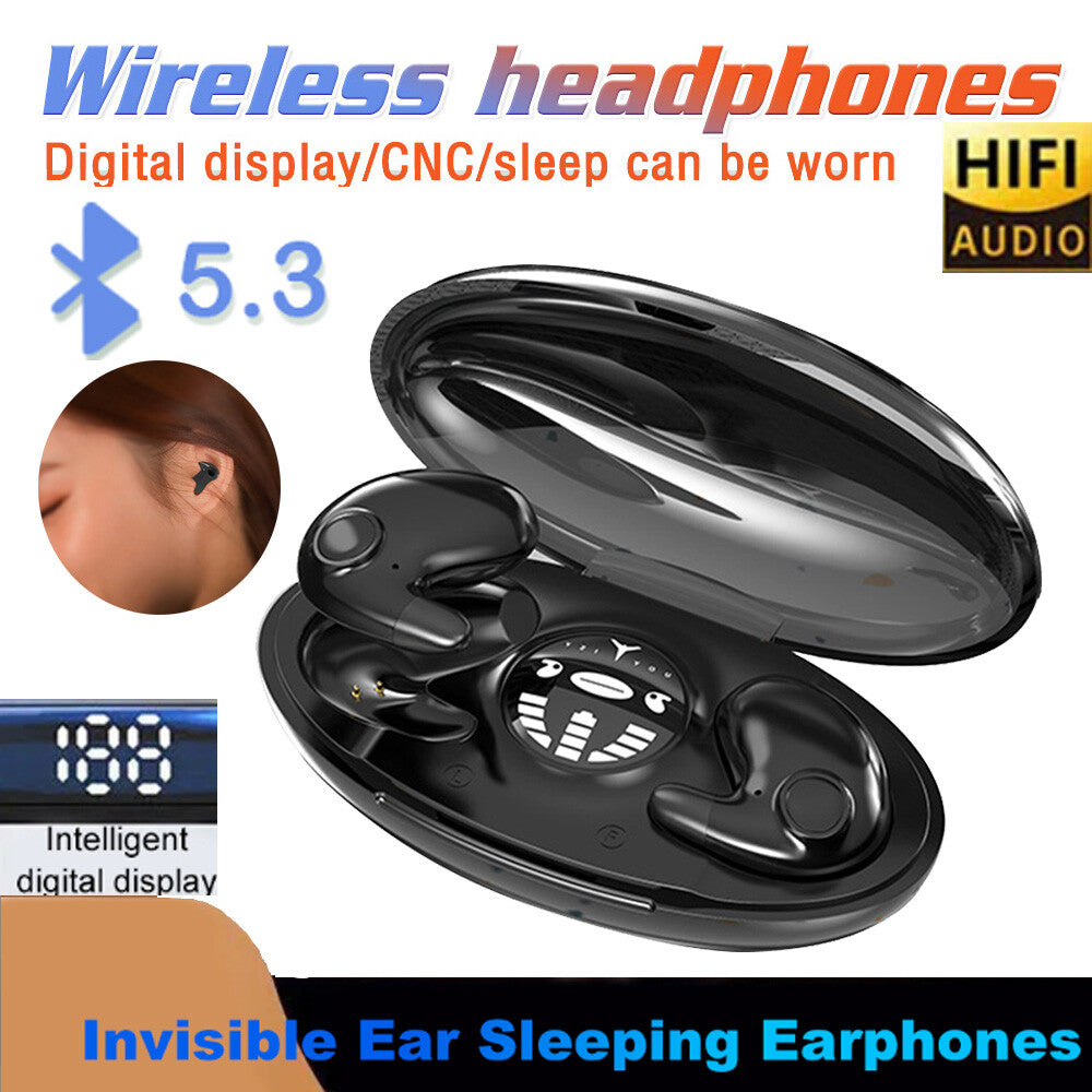 Bluetooth Earbuds Headset TWS5.3 Inear Wireless Earphone Invisible for All Phone