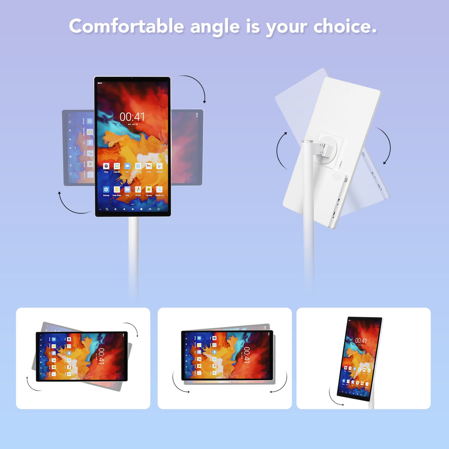 Portable TV 21.5 Inch 1080 Screen For 12 2.4G 5.8G BT4.2