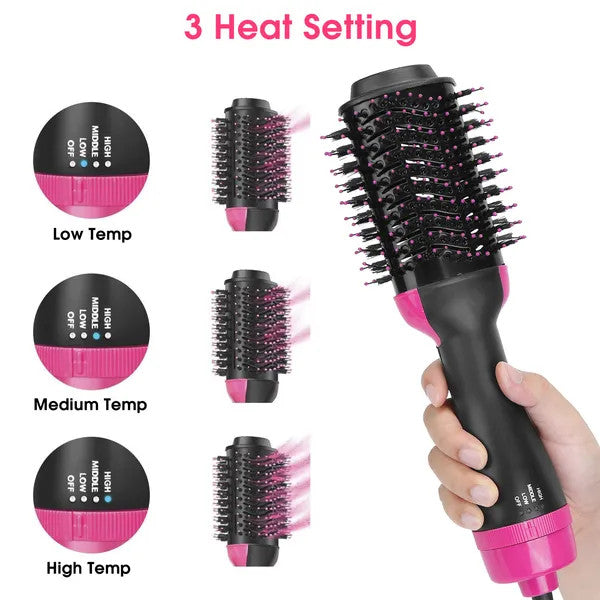 Hot Hair Brush 4 In 1 Hair Dryer Volumizer Brush Dryer Comb For Straightening Cu