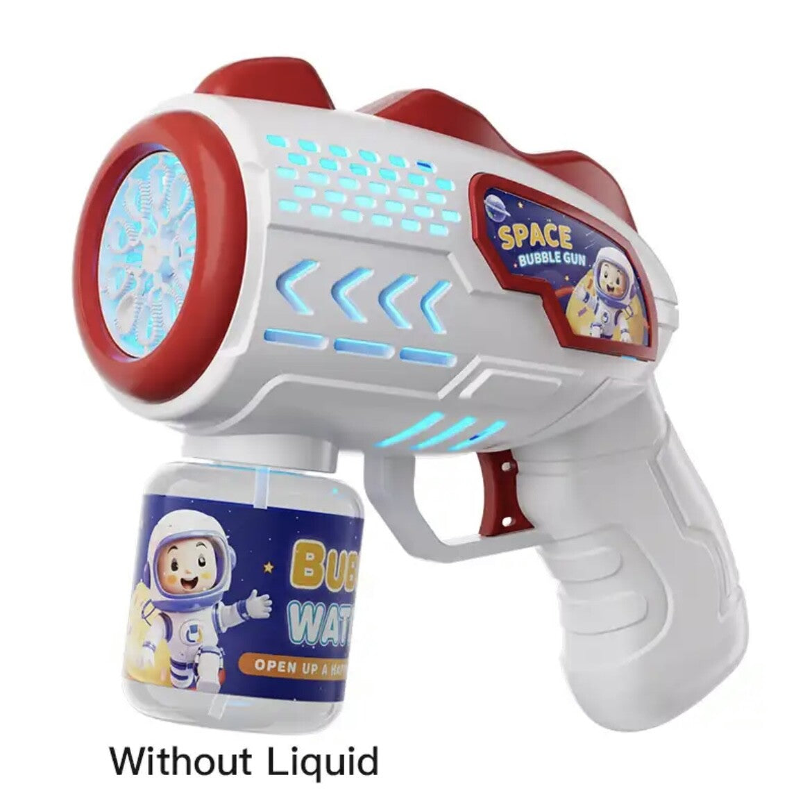 Kids Astronaut Electric Bubble Machine Bubble Gun Toy Auto Light Bubble Gun Toy