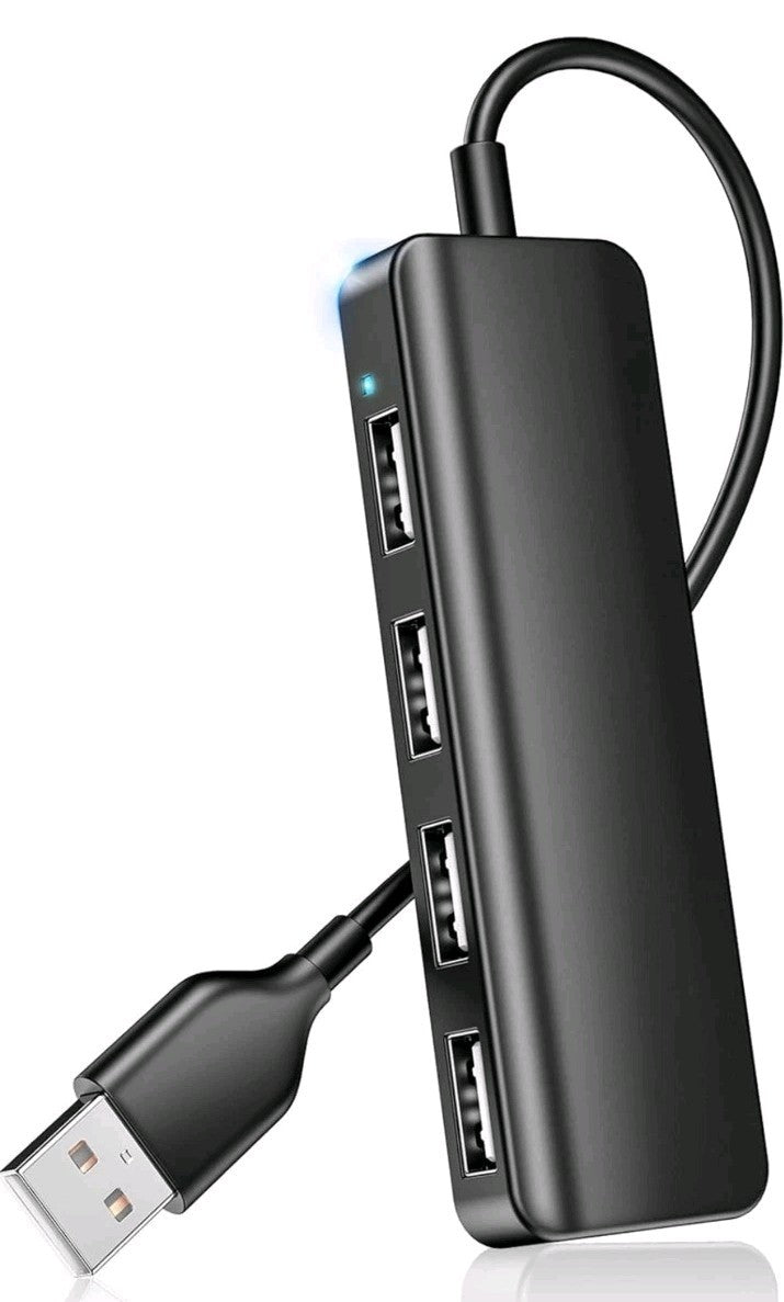USB 3.0 Hub 4-Port USB Hub USB Splitter USB Expander for Laptops Flash Drive HDD