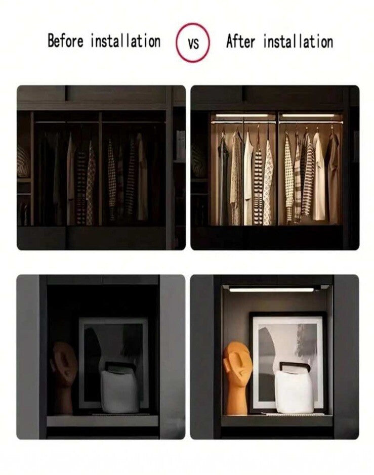 Luz LED con Sensor de Movimiento de Pared en Cualquier lugar del Hogar 50cm