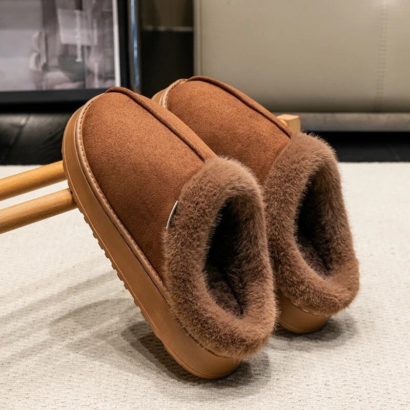 Cosy Fluffy Slippers - Soft Plush Indoor Shoes for Women Winter Warm Comfy Wear