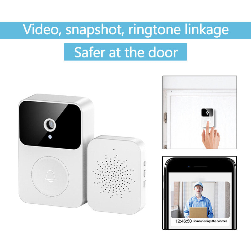 Smart Wireless WiFi Video Doorbell Intercom Video HD Camera Door Bell Security