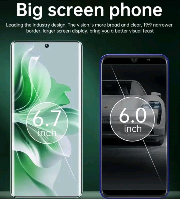 DragoFab R11 Pro Unlocked Smartphone, 6.7" LCD Display, 8gb 256gb, 4G Dual-SIM