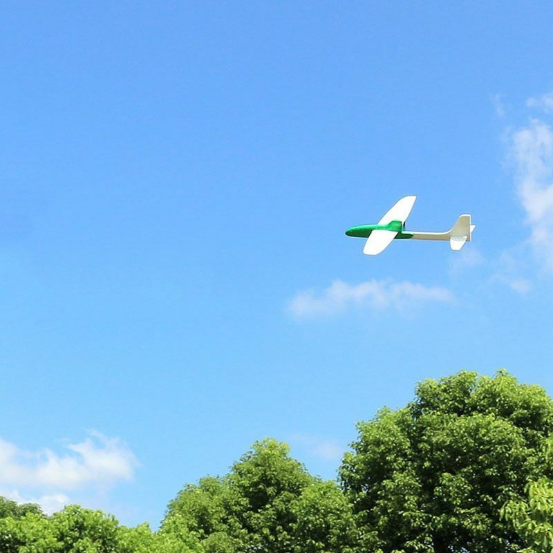 RC Glider Hand Throwing Airplanes Electric Capacitor Educational Toy For Kids