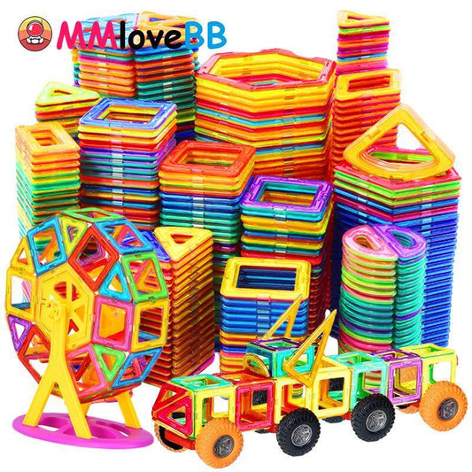 Magnets Toys for Kids Big Size Plus Magnetic Blocks for Children Designer