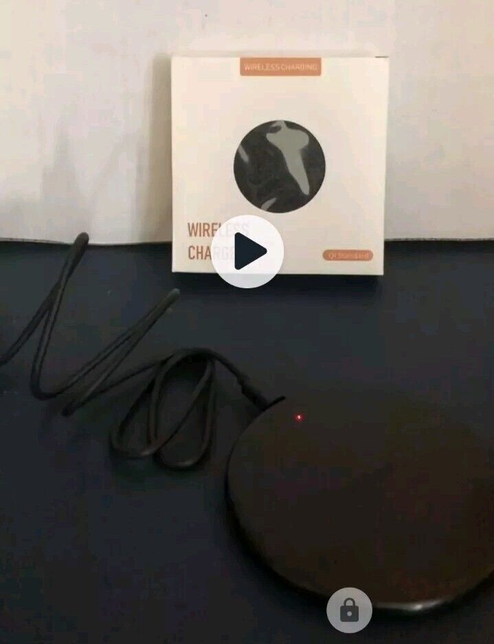 Wireless Fast Charger Charging Pad Dock for Samsung iPhone Android Cell Phone