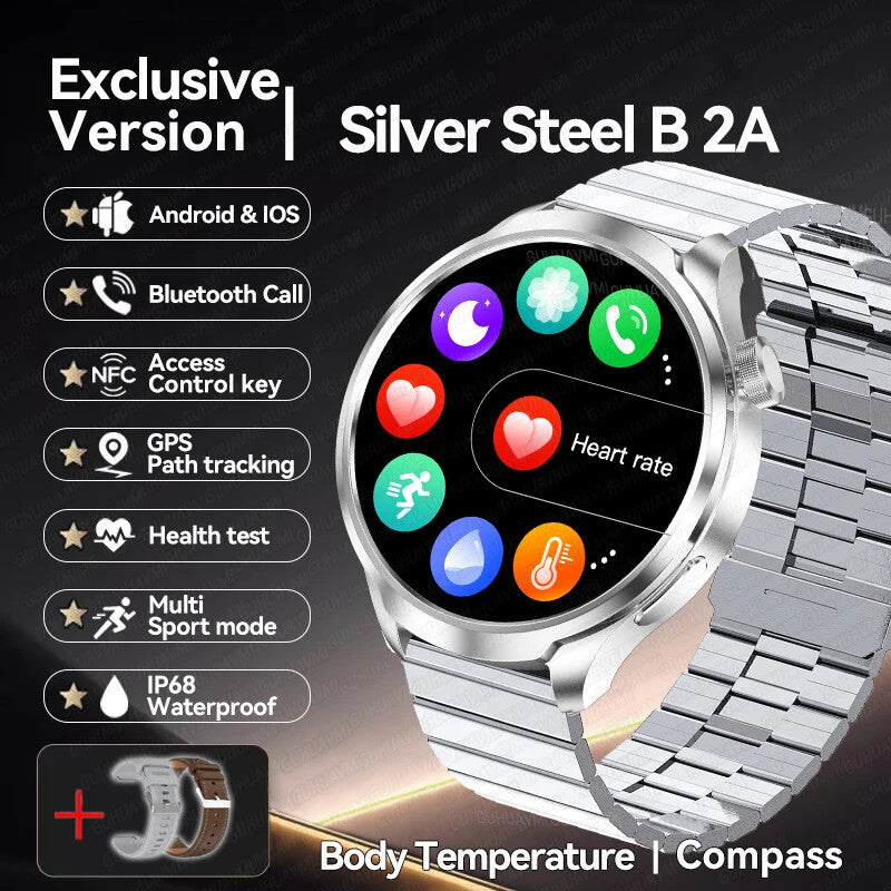 New HUAWEI GPS Sports smartwatch 1.85 AMOLED Screen Bluetooth Call SmartWatchs.