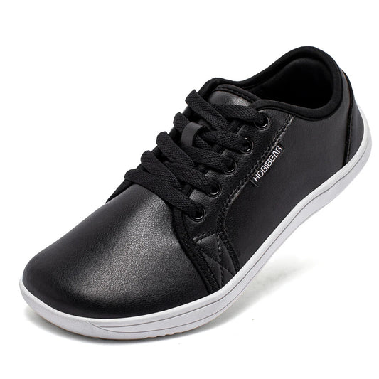 Minimalist Shoes Men Wide Toe Barefoot Shoes Leather Sneakers Lightweight Shoes