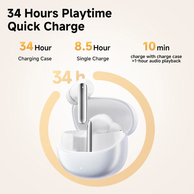 QCY MeloBuds Pro ANC Bluetooth 5.3 Earphones Wireless 46dB Hybrid ANC Earbuds 6