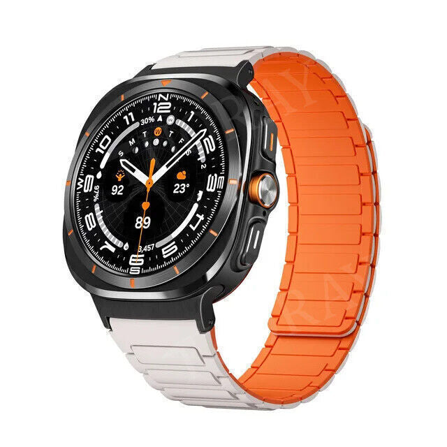 Quick Fit Silicone Band for Samsung Galaxy Watch Ultra 47mm Magnetic Loop Strap