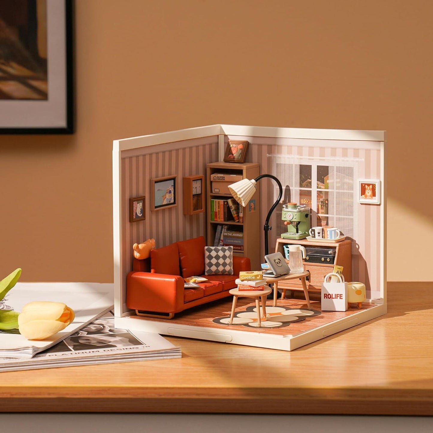 Rolife 1:24 Miniature Dollhouse Super Creator Plastic Building Teens Xmas Gift