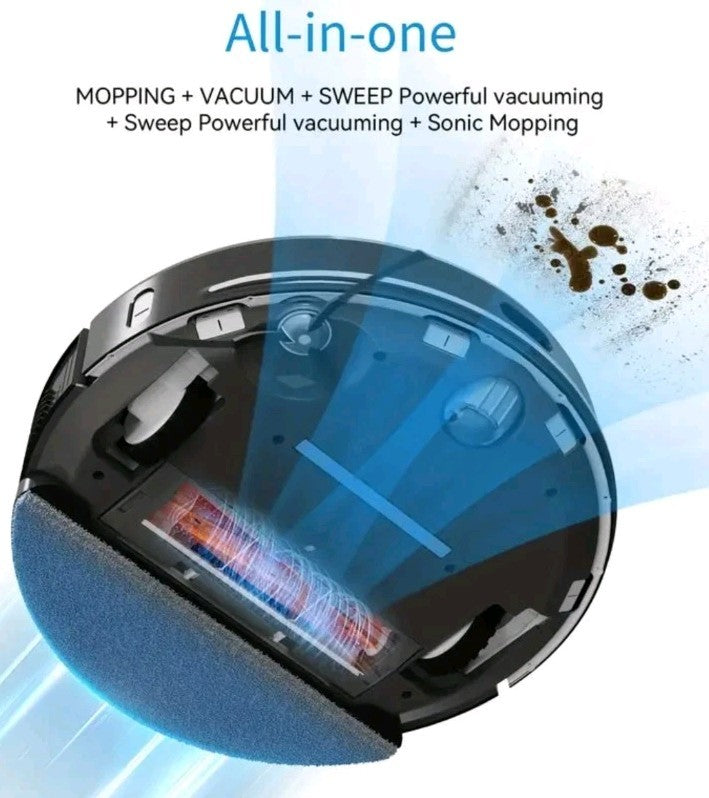 Lydsto S1 MAX Sweeping And Mopping All-in-One Robot, Vacuum Cleaner And Mop Comb