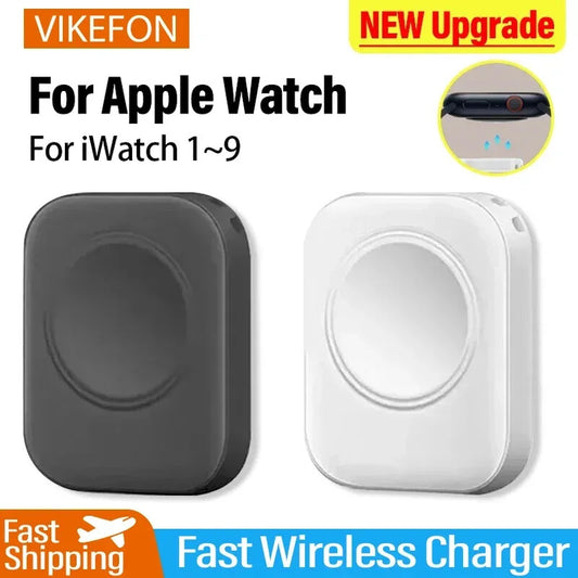 Fast Wireless Magnetic Charger For Apple Watch SE 9, 8, 7, 6, 5, S6