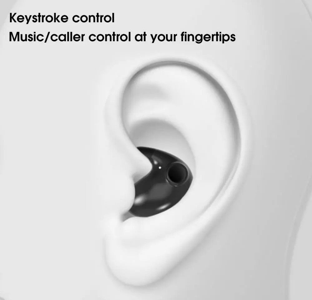 Bluetooth Earbuds Headset TWS5.3 Inear Wireless Earphone Invisible for All Phone