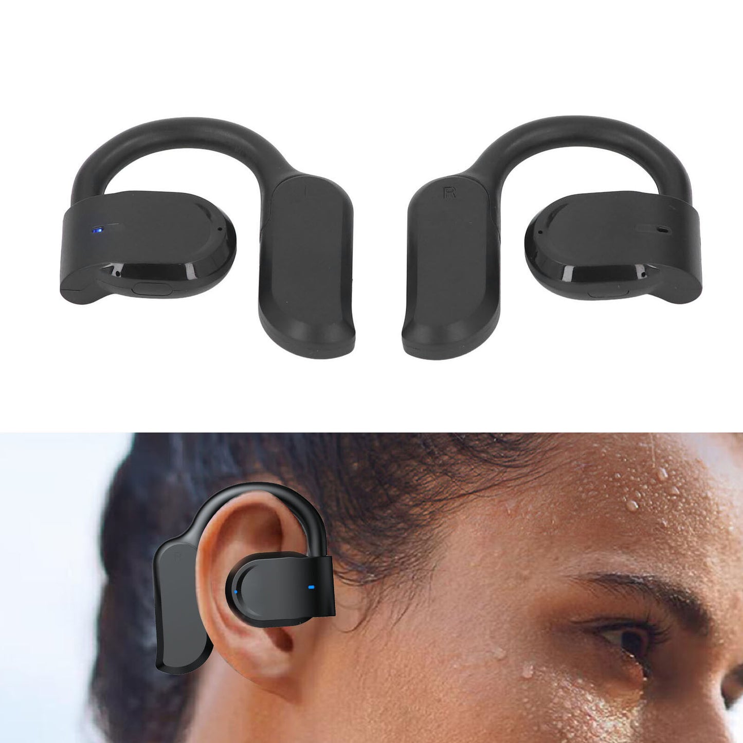 Wireless Earbuds True Wireless Stereo BT 5.4 Headphones Bass Bone Conductio Kit