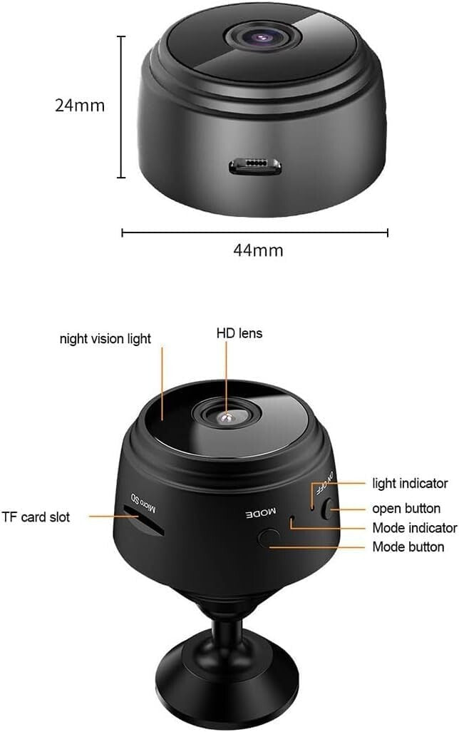 Mini Camera Wifi 1080P HD IP Camera Home Security IR Magnetic Wireless Camera