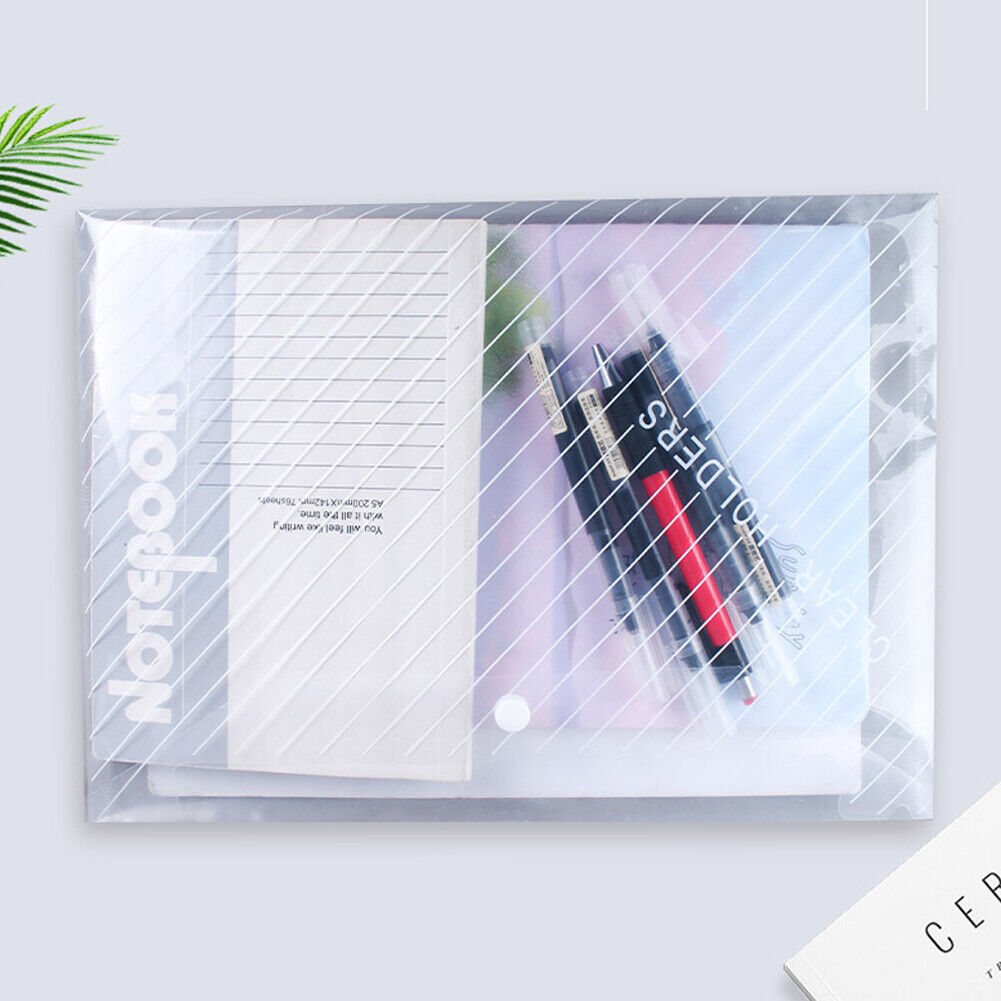 File Folder Plastic A4 Expandable Binder Pocket Perforated Pockets Envelope