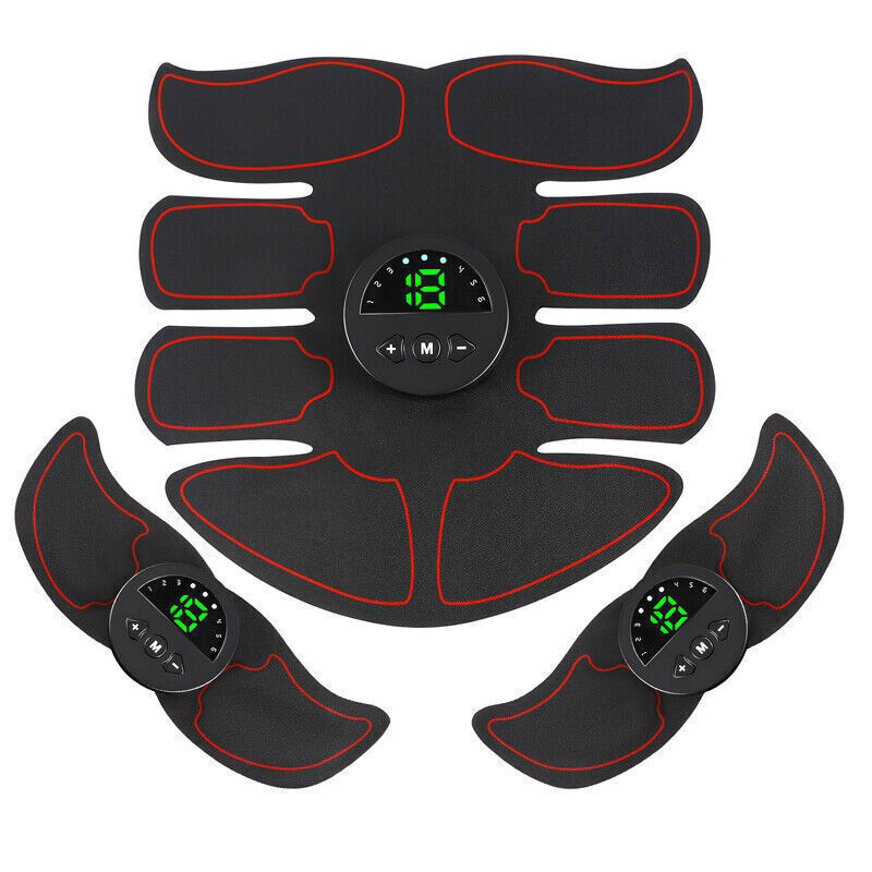 Ab Stimulator EMS Toner Massager Abdominal Trainer Muscle Fitness Body Exercise