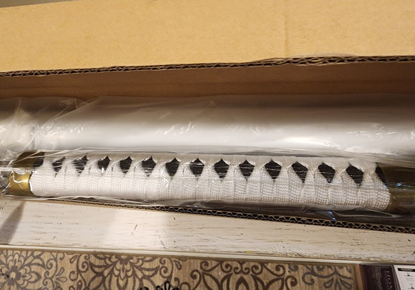 White Handle Bamboo KATANA. 🔥NEW