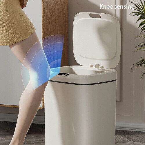 Bathroom Automatic Trash Can Prevent Smell Easy To Clean Automatic Motion Senso