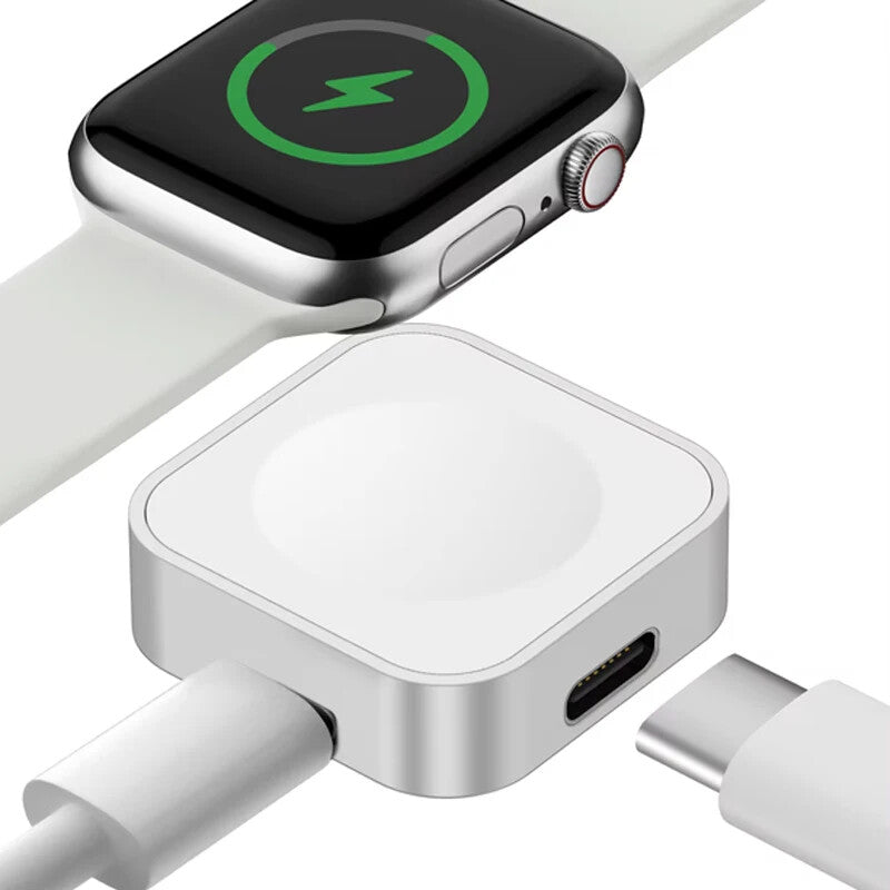Portable Wireless Charger For Apple Watch Type C 8 Pin Ultra Fast Charger