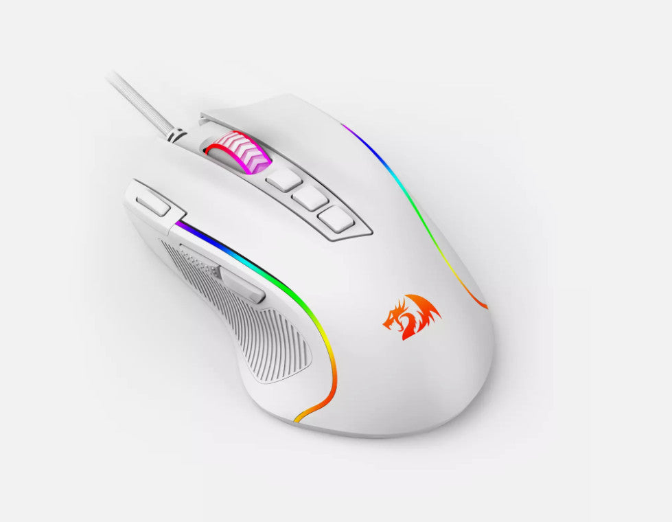 Redragon M612 Predator RGB Gaming Mouse, 8000 DPI Wired Optical, 11