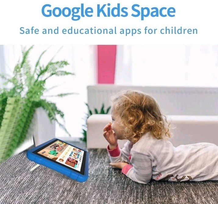JREN Kids Tablet|10 Inch Tablet for Kids Android 13|Octa-core|64GB| 8000mAh|WiFi