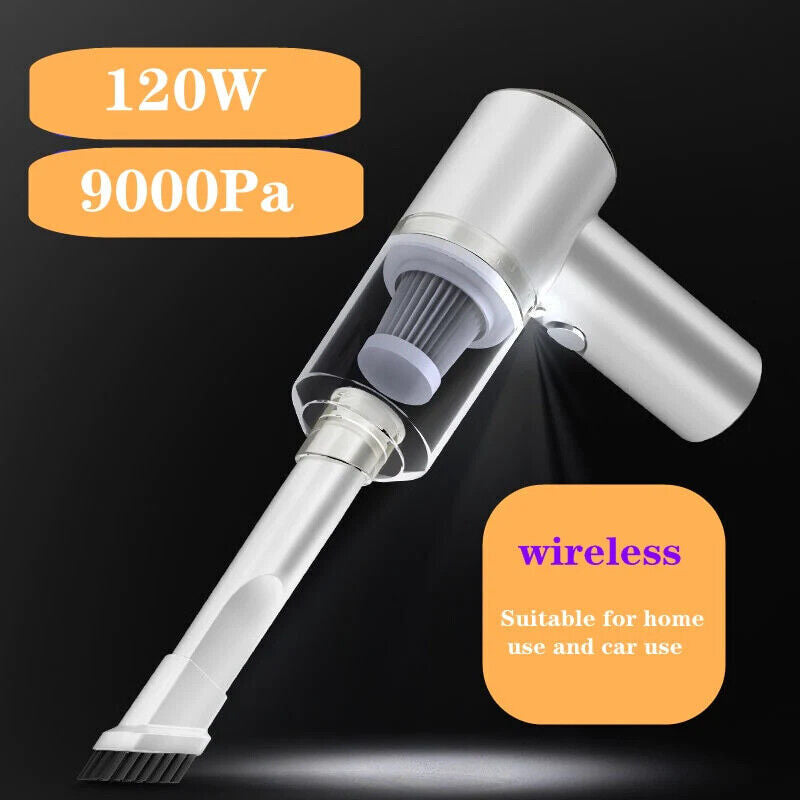 Powerful and Portable 9000Pa 3-In-1 Mini Auto Vacuum for Car,home