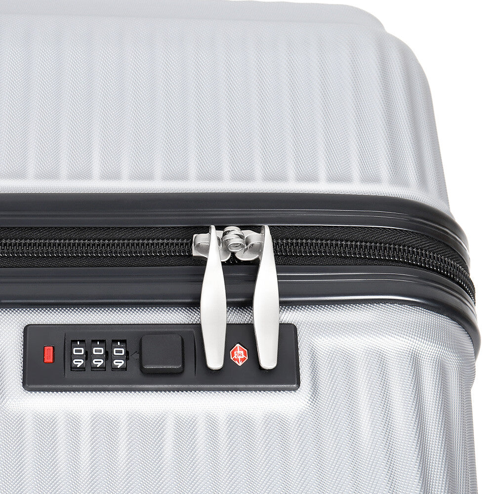 20&24&28" Luggage Travel Set Bag ABS Trolley Hard Shell Suitcase w/Lock 3Pcs