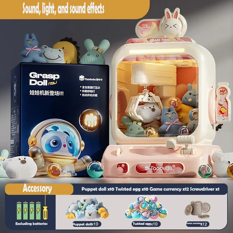 Plus Size Kids Claw Machine, Mini Coin Catcher Set, Toy