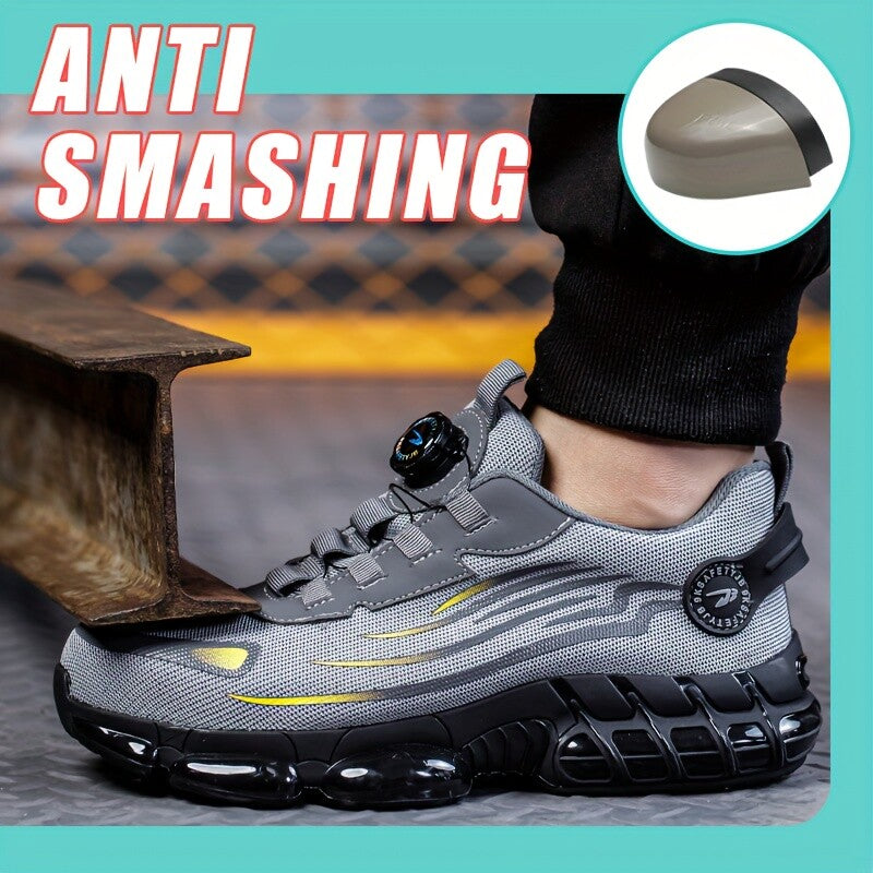 Best Indestructible Safety Work Shoes Steel Toe Breathable Work Boots Mens US
