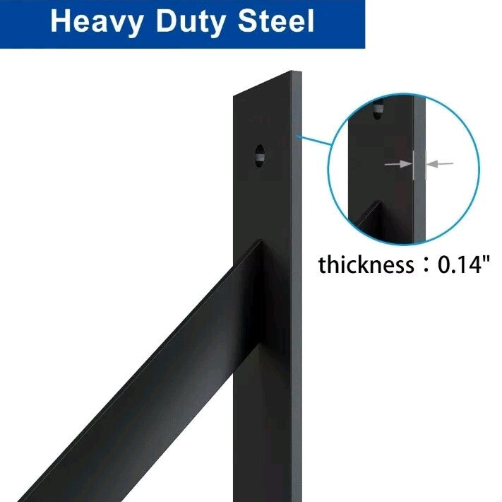 Heavy Duty Gate Corner Brace Bracket, Anti Sag Gate Kit Adjustable Gate Kit