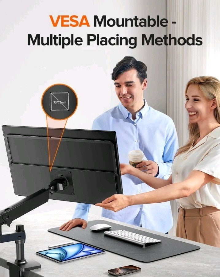 Used UPERFECT 23.8" Portable Monitor 100Hz Larger Screen 1080P FHD For Computer