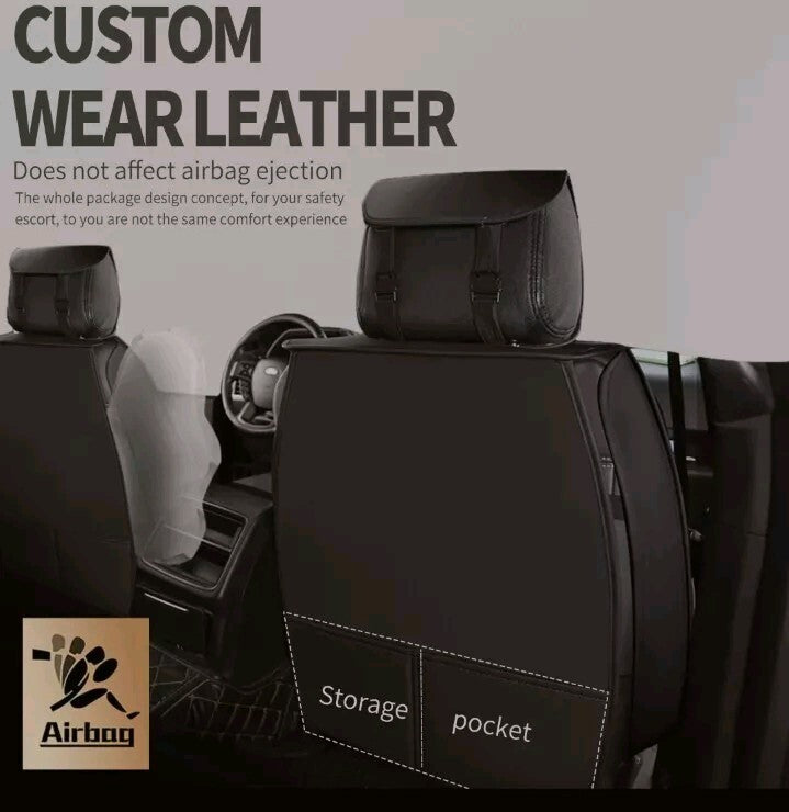 PU 2/5 Seat Cover Luxury Leather Front & Rear Cushion For Lexus ES300h 330 ES350