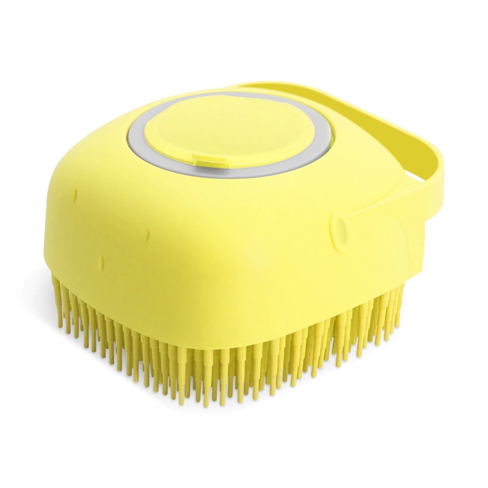 Pet Dog Shampoo Massager Brush Cat Massage Comb Grooming Scrubber Shower Brush F