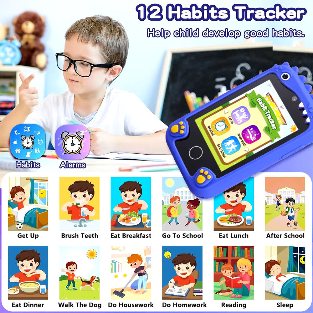 Kids Smart Educational Toys Musci Player Learning Selfie Toddler Phone for Child