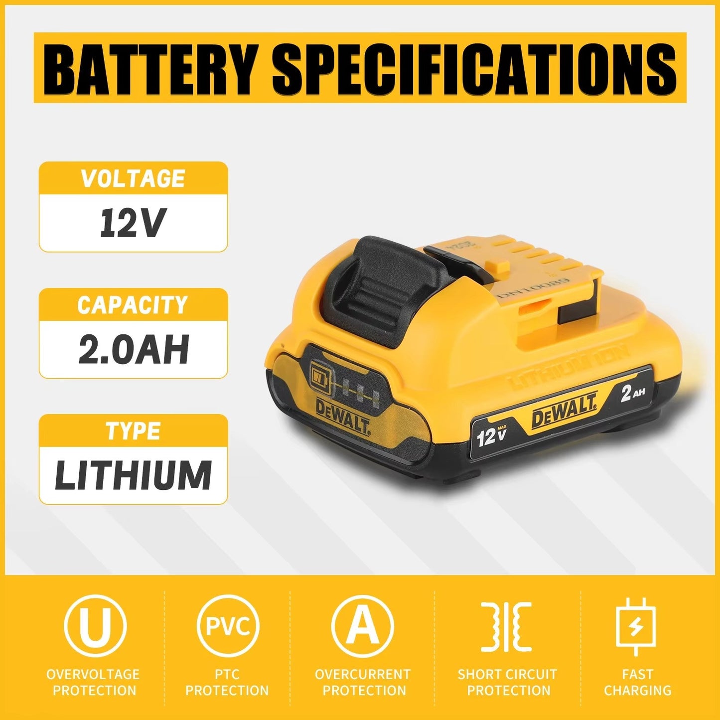 DeWalt DW089LG 12V Green Line 3 x 360 Laser Level Laser Battery + Charger