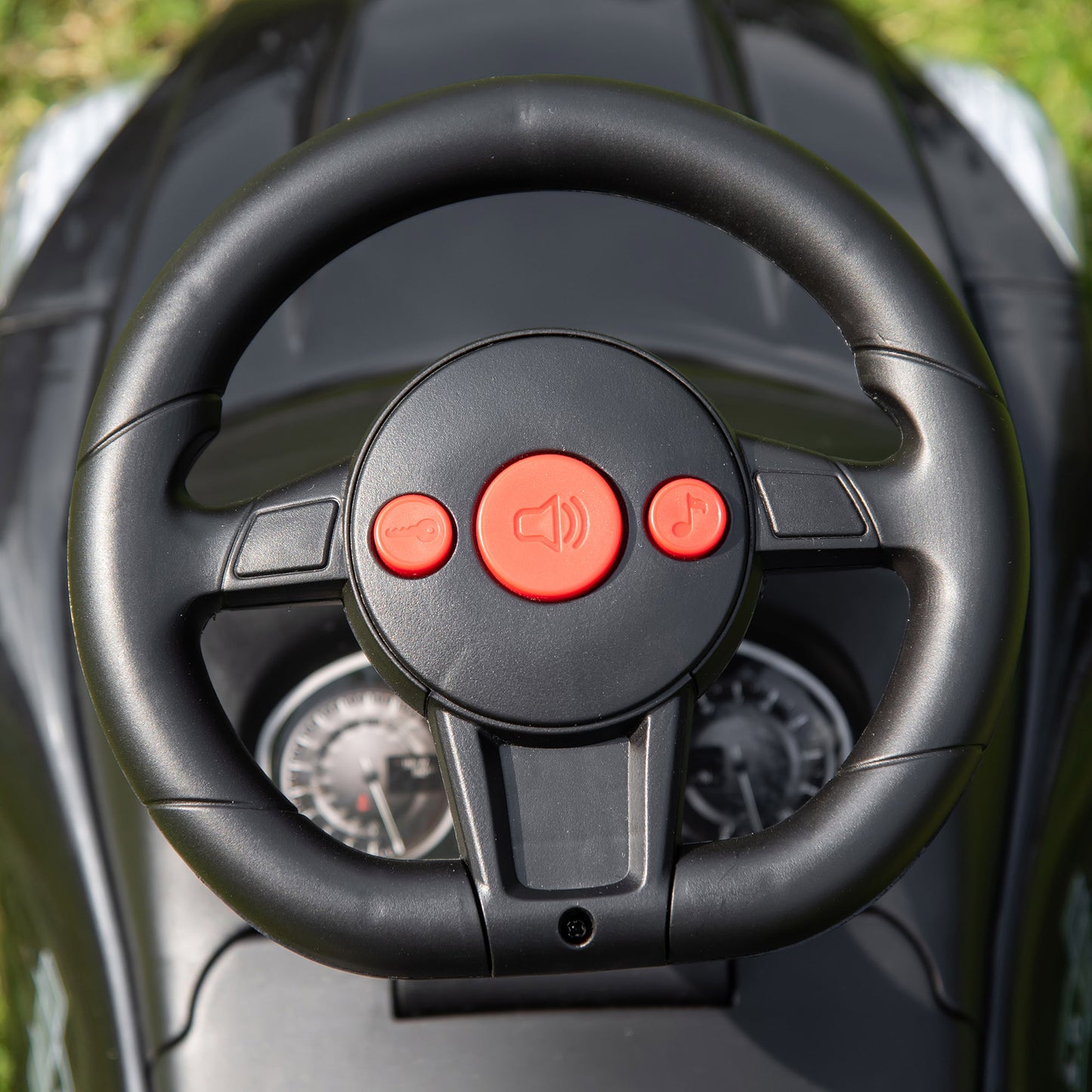 Kids Ride On Toy Sliding Push Car with Horn Music Working Lights Toddler Walking