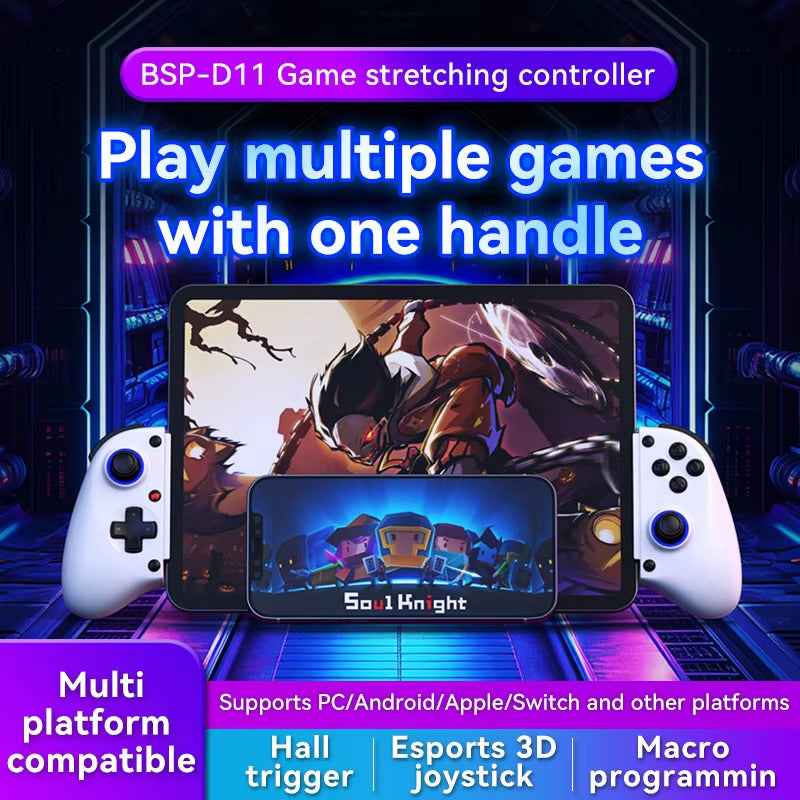 BSP-D11Stretching Wireless Gamepad for Switch/PS4/PS3 Controller for Android/iOS