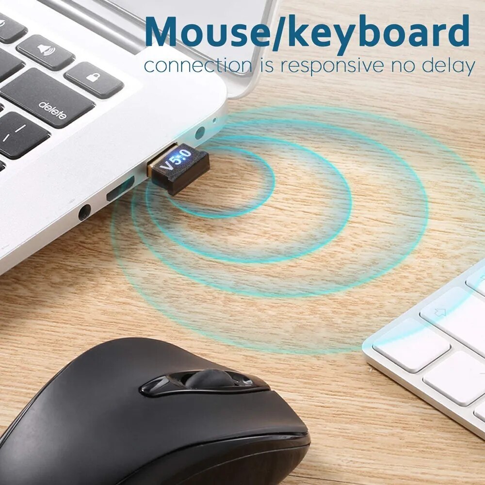 High Speed Bluetooth Adapter, Version 5.0 | PC Mobile Laptop