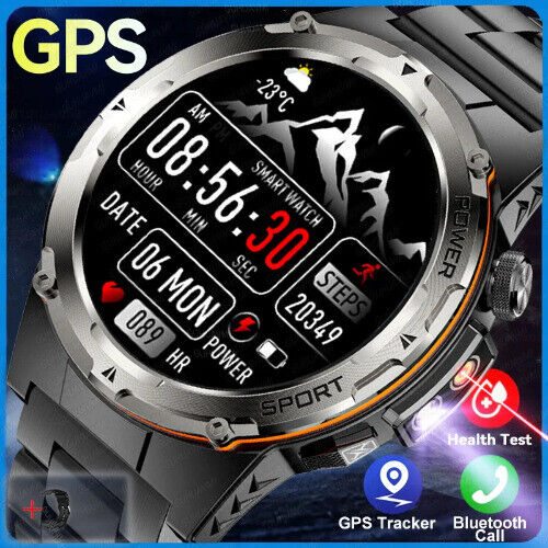Smartwatch IP68 Outdoor Sport Watch Fitness Tracker Health Monitor BT Call
