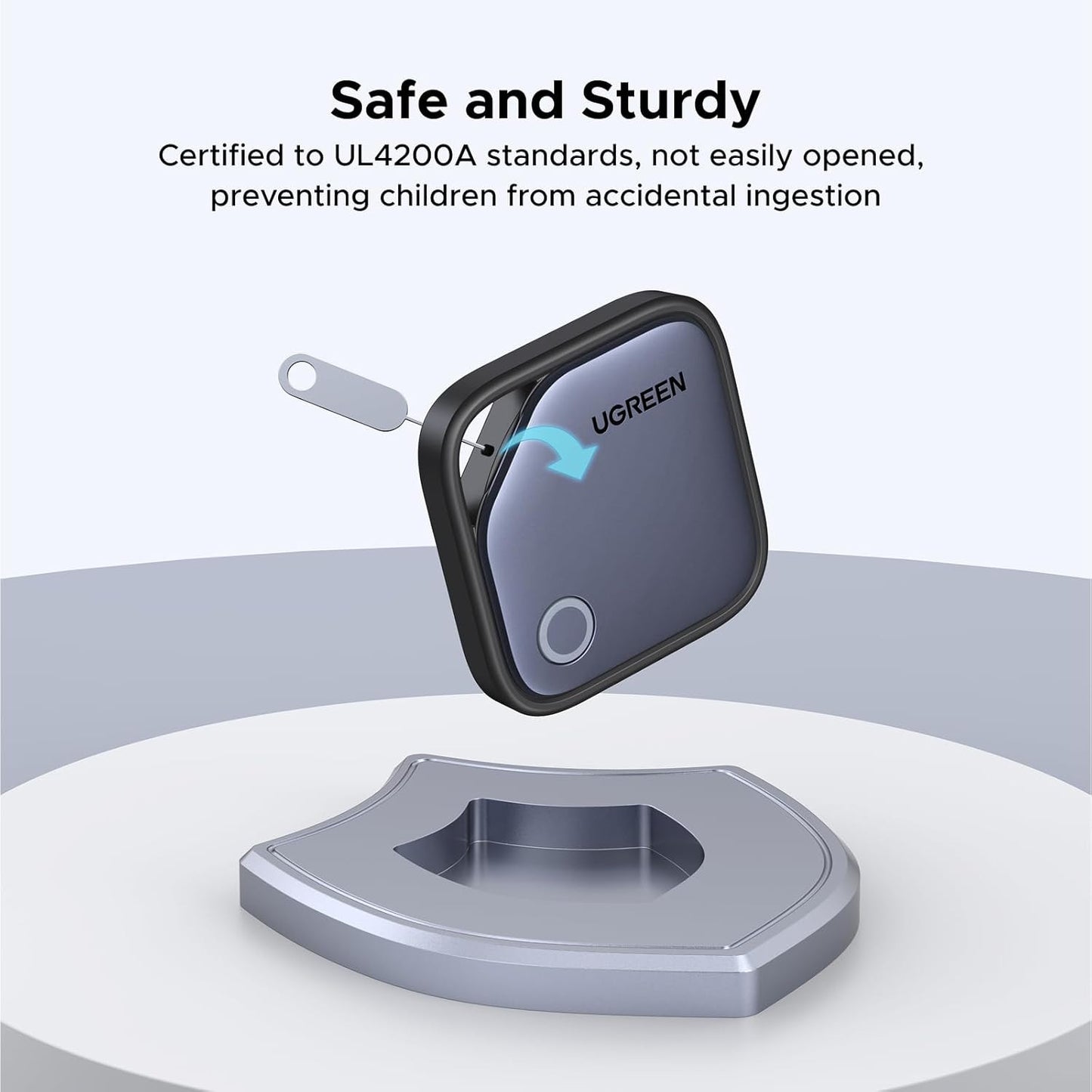 UGREEN 2Pack Finetrack Smart Finder Compatible with Apple Find My (Ios Only) 2-Y