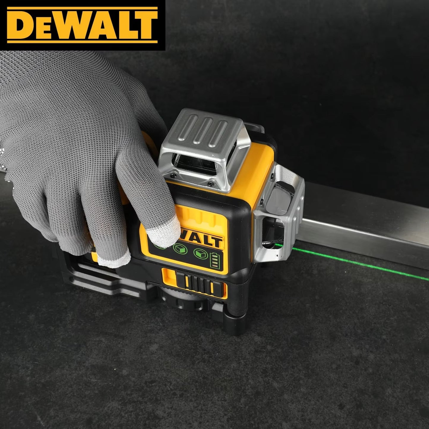 DeWalt DW089LG 12V Green Line 3 x 360 Laser Level Laser Battery + Charger
