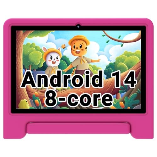 Kids Tablet-2024, Android 14 Tablet for Kids, 10.1-inch Tablet for Toddlers,