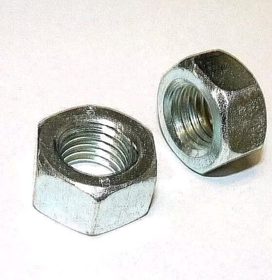 M18 x 2.5 Metric Hex Nuts - Class 8 - Zinc Plated - Lot of 8 Pcs.